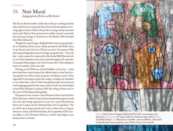 Book cover of 111 Places in Chichester and West Sussex That You Shouldn't Miss, with a Cathedral by Emons Verlag.