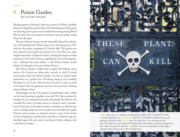 Book cover of '111 Places in Northumberland That You Shouldn't Miss', with a black and white common eider duck. Published by Emons Verlag.