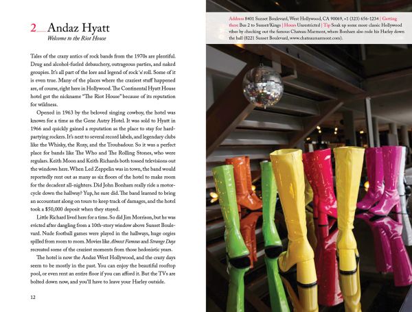 Book guide cover of '111 Places in Hollywood That You Must Not Miss', with the famous sign. Published by Emons Verlag.