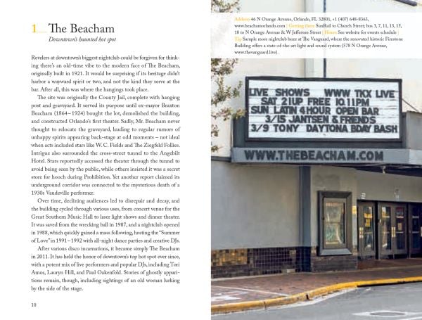 Book cover of 111 Places in Orlando That You Must Not Miss, with an alligator. Published by Emons Verlag.