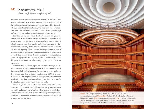 Book cover of 111 Places in Orlando That You Must Not Miss, with an alligator. Published by Emons Verlag.