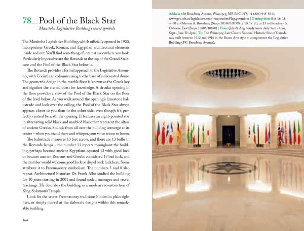 Book cover of 111 Places in Winnipeg That You Must Not Miss, with a purple prairie crocus flower. Published by Emons Verlag.