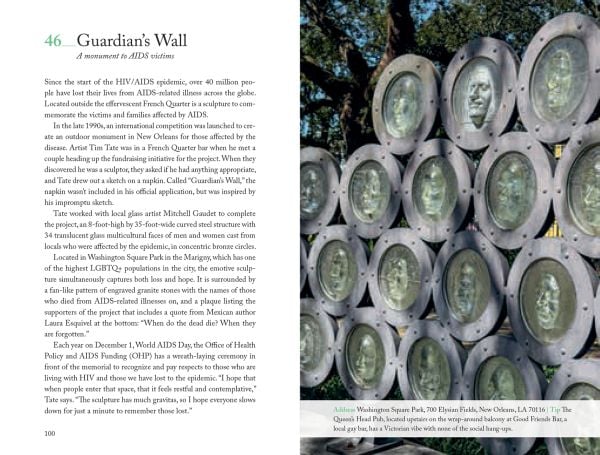 Book cover of 111 Places in New Orleans That You Must Not Miss; with a carnival mask. Published by Emons Verlag.