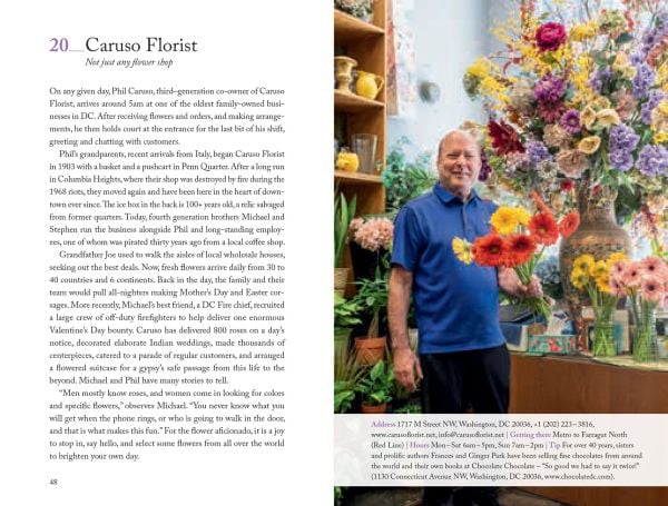 Book cover of 111 Places in Washington, DC That You Must Not Miss, with the United States Capitol building. Published by Emons Verlag.