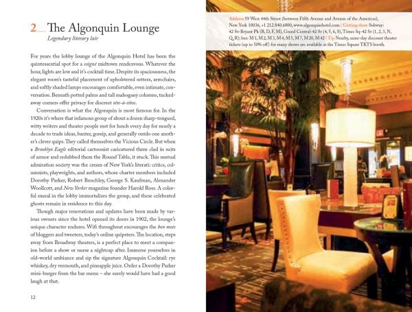 Book cover of 111 Places in New York That You Must Not Miss, with a red apple. Published by Emons Verlag.