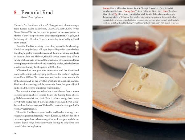 Book cover of 111 Places in Chicago That You Must Not Miss, with 4 red stars. Published by Emons Verlag.