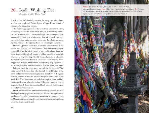 Book cover of 111 Places in Miami and the Keys That You Must Not Miss; featuring a slice of cheesecake. Published by Emons Verlag.