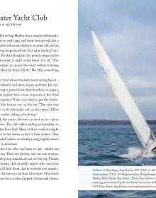 Book cover of 111 Places in the Hamptons That You Must Not Miss, featuring three swimmers. Published by Emons Verlag.