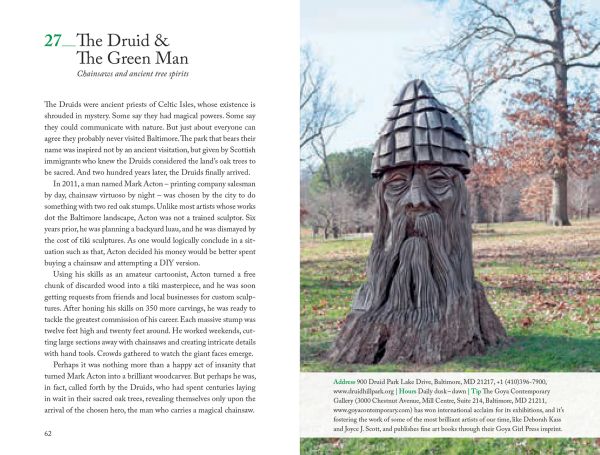 Book cover of 111 Places in Baltimore That You Must Not Miss, with a blue crab. Published by Emons Verlag.