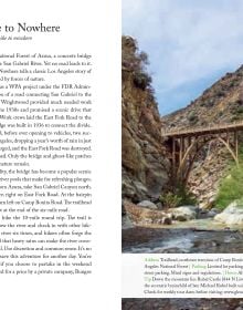 Book cover of 111 Places in Los Angeles That You Must Not Miss, with a row of palm trees with mountain behind. Published by Emons Verlag.