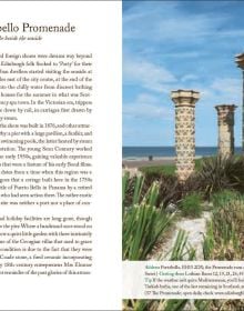 Book cover of 111 Places in Edinburgh That You Shouldn’t Miss, featuring a Scottish castle. Published by Emons Verlag.
