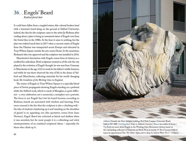 Book cover of 111 Places in Manchester That You Shouldn't Miss; featuring the Manchester Bee. Published by Emons Verlag.