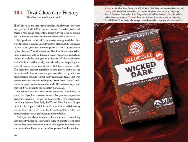 Book cover of 111 Places in Boston That You Must Not Miss; featuring two bronze ducks. Published by Emons Verlag.