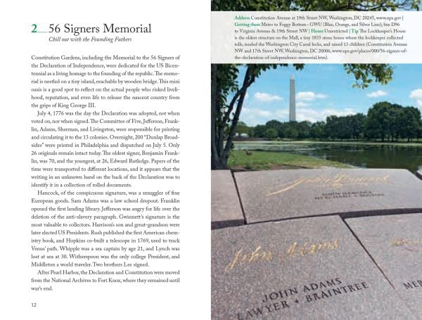 Book cover of 111 Places in Washington, DC That You Must Not Miss; featuring the U.S. Capitol building with its white dome. Published by Emons Verlag.