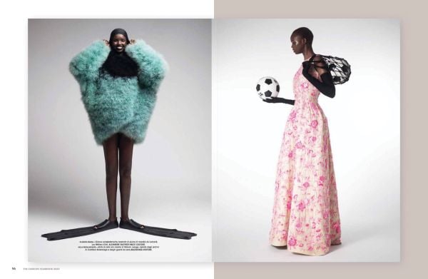 Book cover of 'The Fashion Yearbook 2023, Best of campaigns, editorials and covers'. Published by Callwey.