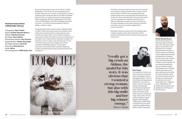 Book cover of 'The Fashion Yearbook 2023, Best of campaigns, editorials and covers'. Published by Callwey.