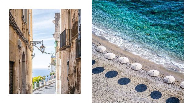 Book cover of A Taste of the Amalfi Coast: Places of longing, original recipes and insider tips. Published by Callwey.