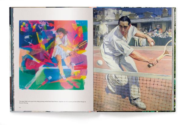 Book cover of The Stylish Life: Tennis, with three models in vintage tennis fashion. Published by teNeues Books.