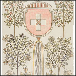 Painting of figure with bare torso, on white cover, Extraordinary! in black font below