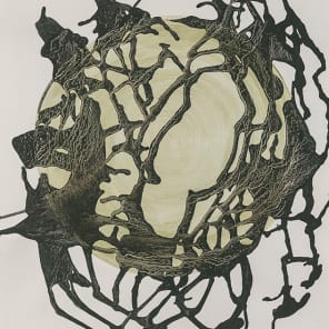 Blue and yellow watercolour lines flowing across pale grey cover, Silvia Buol in black font to top right corner.