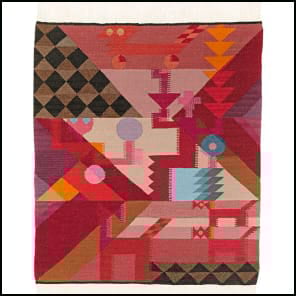 2 grey circles joined by black line, off white cover, Sophie Taeuber-Arp Equilibre in black and blue font to centre.