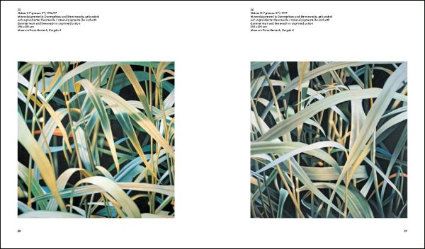 Woodcut print Rüschegg by Franz Gertsch, Franz Gertsch Rüschegg in white font to upper right.