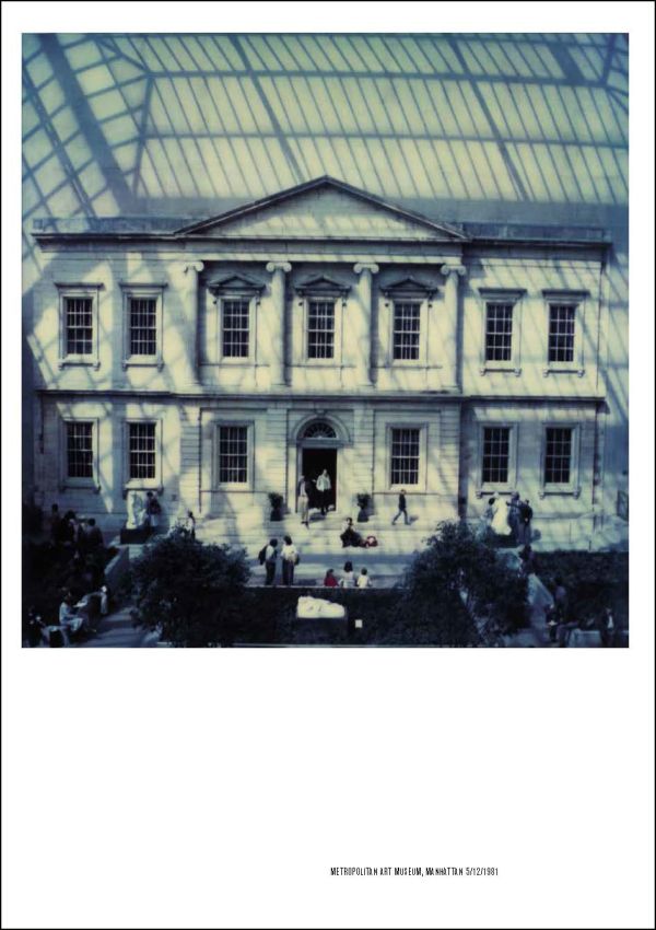 Analogue C-print, Los Angeles 18.07.1981, 1981, by Simone Kappeler, rear view of female in car, SIMONE KAPPELER AMERICA 1981 in white font to lower right.