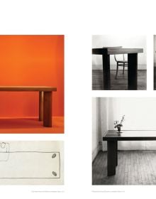 Book cover of Charlotte Perriand: Volume 4: Complete Works. 1968-1999, with 511 Ventaglio Dinner Table. Published by Scheidegger & Spiess.
