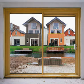 Landscape with long, leafless stems on green cover, The Beauty of Lines The Gilman and Gonzalez-Falla Collection in black font to right edge