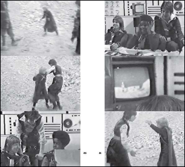 Book cover of Rebel Video: The Video Movement of the 1970s and 1980s; featuring a trio of video photos. Published by Scheidegger & Spiess.