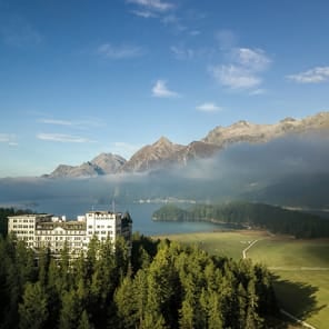 111 Years Waldhaus Sils The Curious Tale and Incomplete History of an Alpine Grand Hotel and its People in gold font on grey cover.