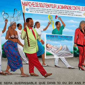 Book cover of United by AIDS: An Anthology on Art in Response to HIV / AIDS. Published by Scheidegger & Spiess.