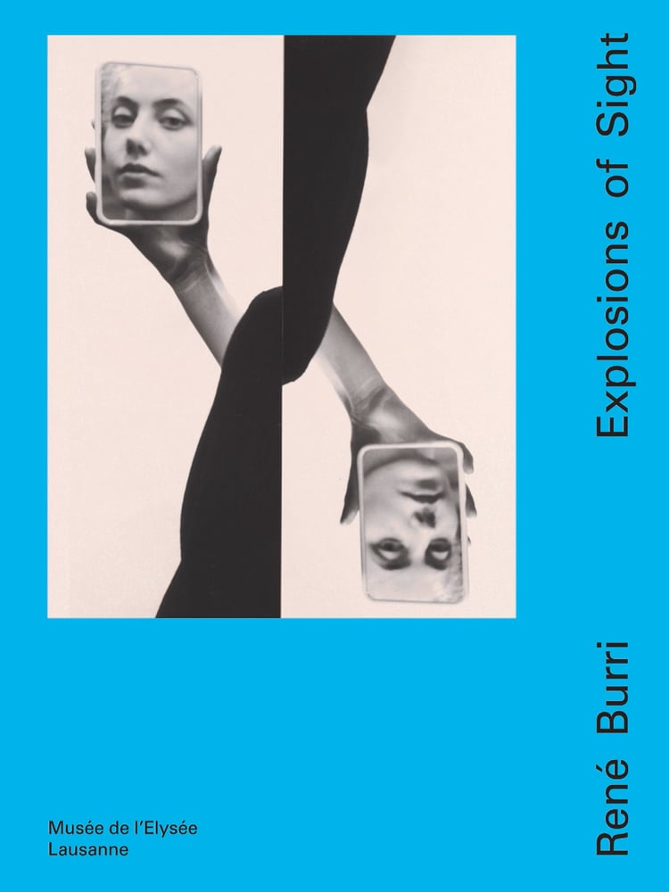 Book cover of René Burri Explosions of Sight. Published by Scheidegger & Spiess.