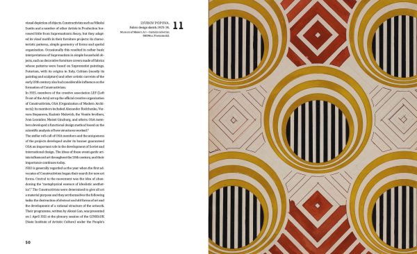 Yellow wood chair graphic on blue cover, Soviet Design From Constructivism to Modernism 1920-1980 in red font to upper left.