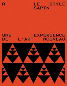 Book cover of Le Style sapin: Une expérience de l'art nouveau, with a black geometric fir tree pattern. Published by Scheidegger & Spiess.