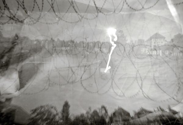 Book cover of Laurence Rasti – Wall as Horizon: Photographic Survey Neuchâtel 2023-2024. Published Scheidegger & Spiess.