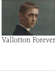 Book cover of Vallotton Forever; featuring a portrait painting of man in suit. Published by Scheidegger & Spiess.