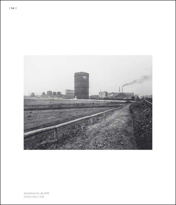 Book cover of Metabolic Processes, Ruhrchemie in Photography, with a window to chemical metal vat, with amber liquid inside. Published by Verlag Kettler.