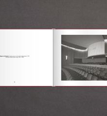 Book cover of Hugo Schmölz / Karl Hugo Schmölz, Cinemas, with view from stage of rows of seats in cinema auditorium. Published by Verlag Kettler.
