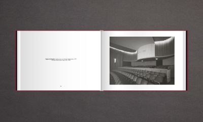 Book cover of Hugo Schmölz / Karl Hugo Schmölz, Cinemas, with view from stage of rows of seats in cinema auditorium. Published by Verlag Kettler.