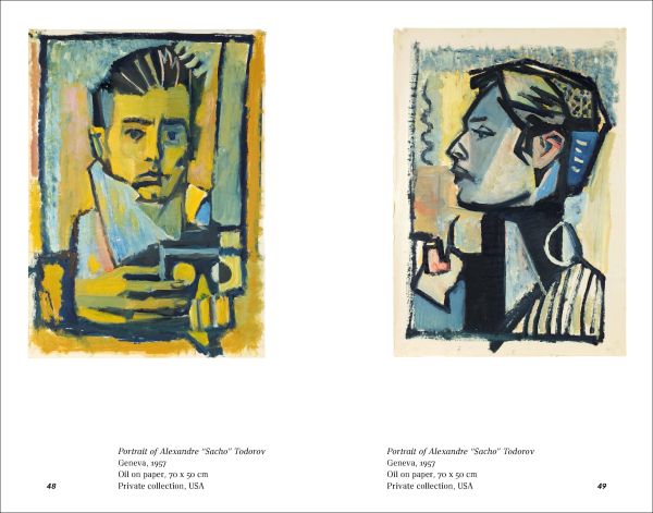 Book cover of Christo and Jeanne-Claude: The Early Years, with an early photo of the art duo gazing at each other. Published by Verlag Kettler.