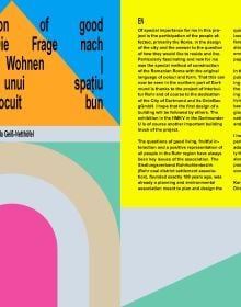 Book cover of Fatada/Fassade, HMKV Ausstellungsmagazin 2020/2, with rainbow of colours. Published by Verlag Kettler.