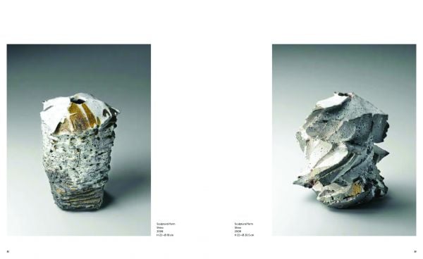 Book cover of Shozo Michikawa:Ceramic Art; featuring an abstract vessel. Published by Arnoldsche Art Publishers.