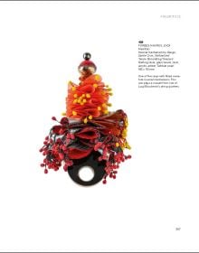 4 modern, quirky designed rings, black cover, RINGS OF THE 20TH AND 21ST CENTURIES in grey font to upper left.