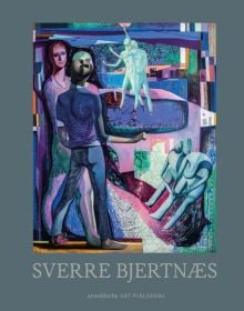 Book cover of Sverre Bjertnaes: Works, featuring an abstract painting titled 'Three figures in a revolution'. Published by Images Publishing.