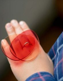 Large white circles on black cover, JIRO KAMATA VOICE in embossed font to top and bottom.