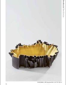 Book cover of 14th Westerwald Preis 2019 Kermik Europas Ceramics of Europe, with a close up of white textured ceramic surface. Published by Arnoldsche Art Publishers.