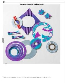 Horizontal lines, A Z, Schmuck Die Neue Sammlung Danner Stiftung in black font on purple cover