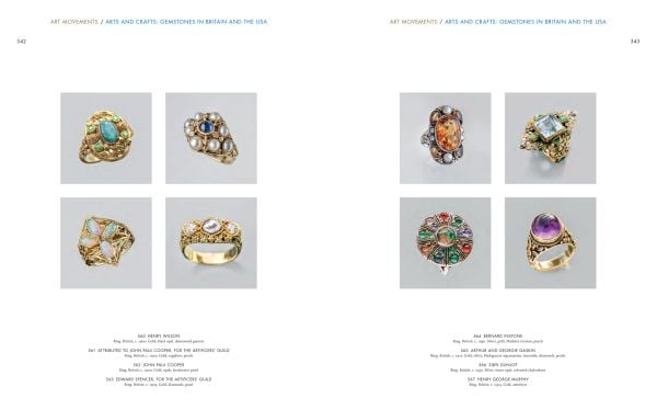 Ferdinand Hauser Brooch in gold and blue on black cover of 'Tadema Gallery London, Jewellery from the 1860s to 1960s', by Arnoldsche Art Publishers.