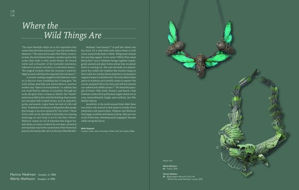 Red filter on jewelry piece, on cover of 'Jewelry Stories Highlights from the Collection 1947-2019'. by Arnoldsche Art Publishers.